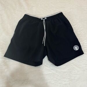 Chubbies Swim Trunks Men’s Small 5.5” Classic lined Swim Separate WB Black